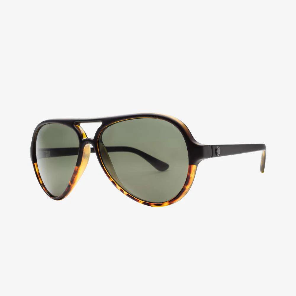 ELECTRIC ELSINORE DARKSIDE TORT SUNGLASSES w/ GRY PLR LENS