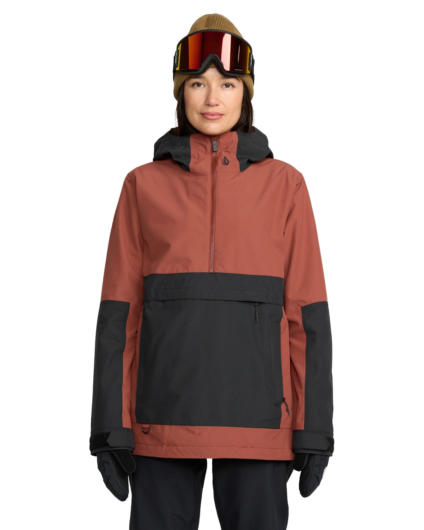 2026 VOLCOM WMNS HARLAN PULLOVER JACKET HENNA