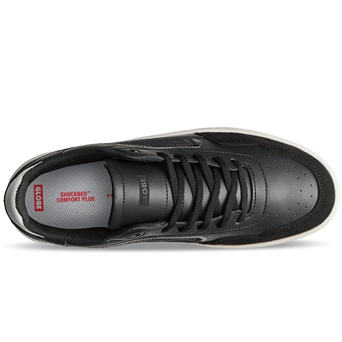 GLOBE MENS HOLAND SHOES SP24 BLACK/OFF WHITE