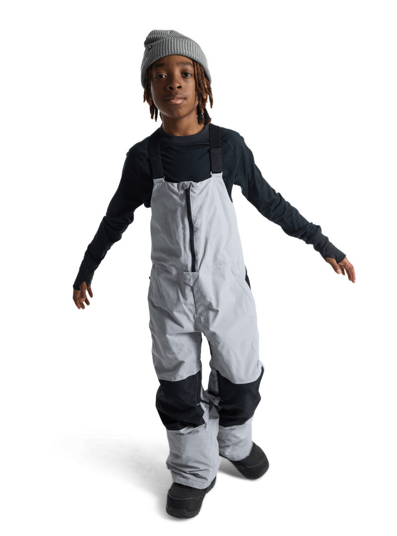 2026 BURTON KIDS SKYLAR 2L BIB PANTS SLVR SCNC