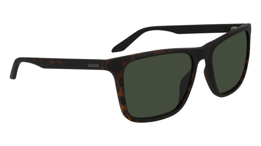 DRAGON RENEW MATTE TORT SUNGLASSES w/ LL G15 LENS