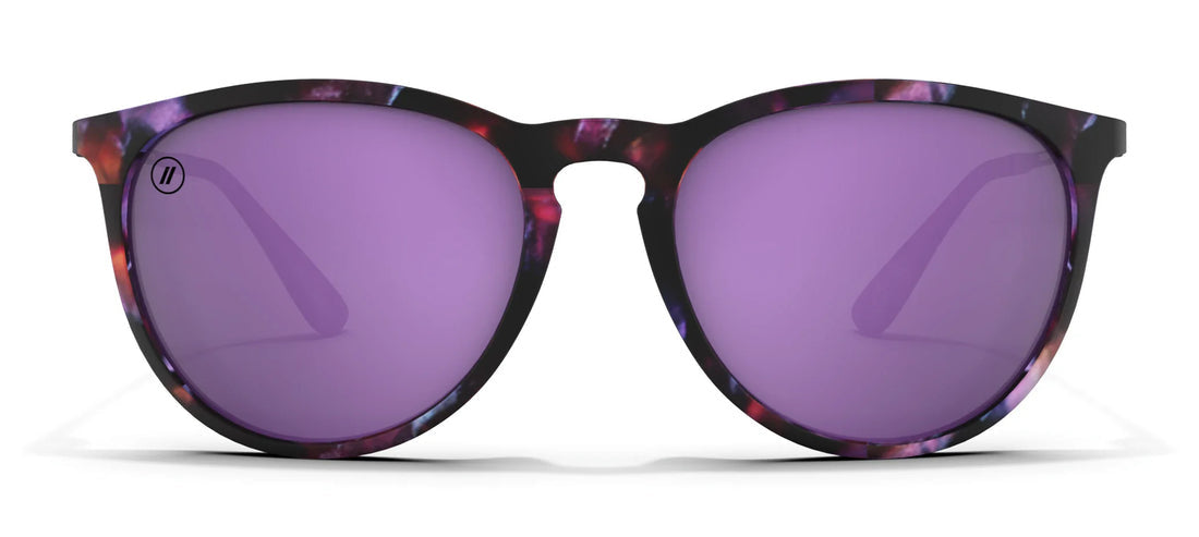 BLENDERS NORTH PARK ROSEMARY BEACH PURP TORT SUNGLASSES w/ VIOLET PLR LENS