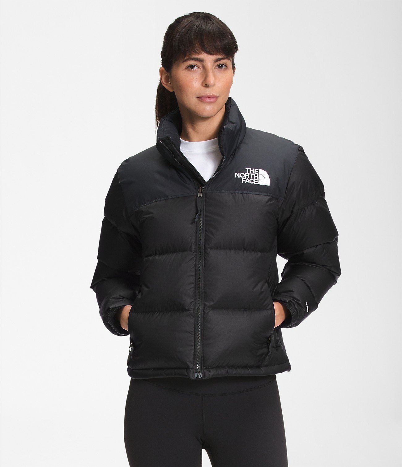 2023 TNF WMNS 96 RETRO NUPTSE JACKET R TNF BLACK