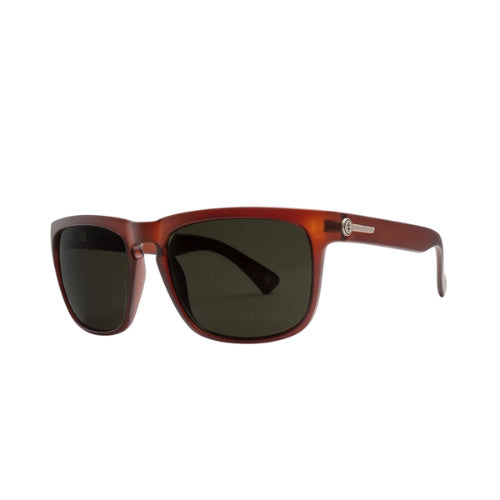 ELECTRIC KNOXVILLE XL MATTE BRICK SUNGLASSES w/ GREY PLR LENS