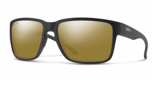 SMITH EMERGE MATTE BLK SUNGLASSES w/ CP PLR BRNZ MIR