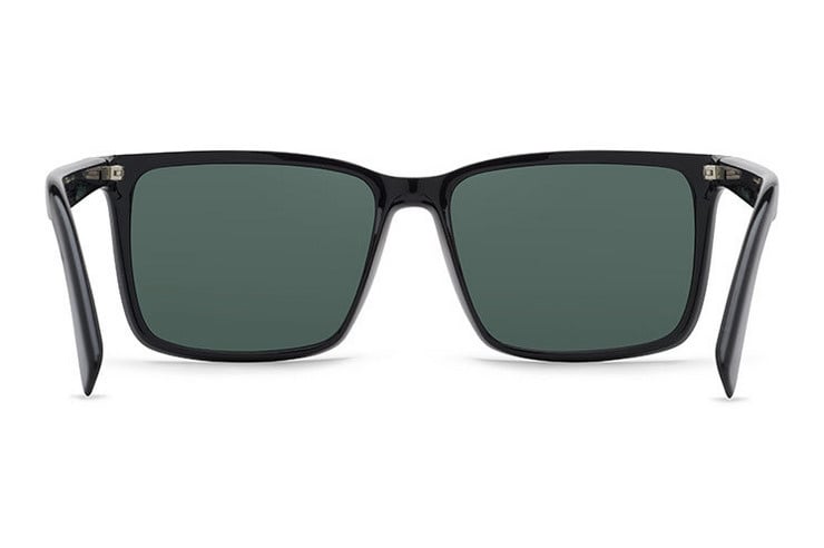 VONZIPPER LESMORE BLACK GLOSS SUNGLASSES w/ VINTAGE GRY LENS