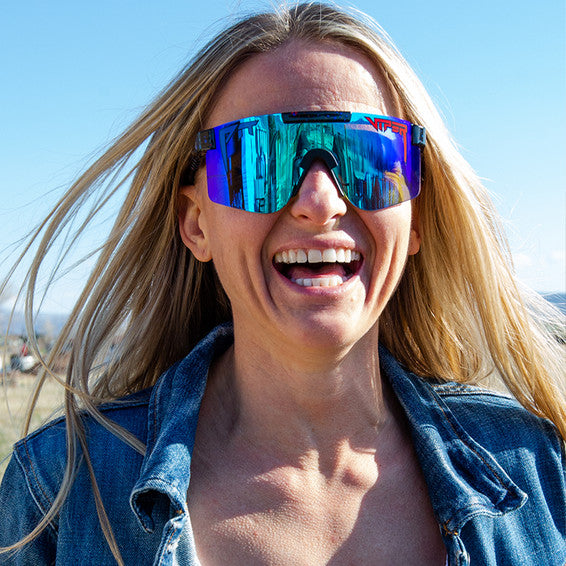 PIT VIPER THE ABSOLUTE LIBERTY SINGLE WIDE POLARIZED SUNGLASSES