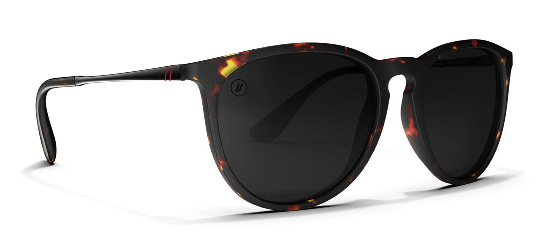 BLENDERS NORTH PARK VOLCANO JACK BROWN TORT SUNGLASSES w/ GREY PLR LENS