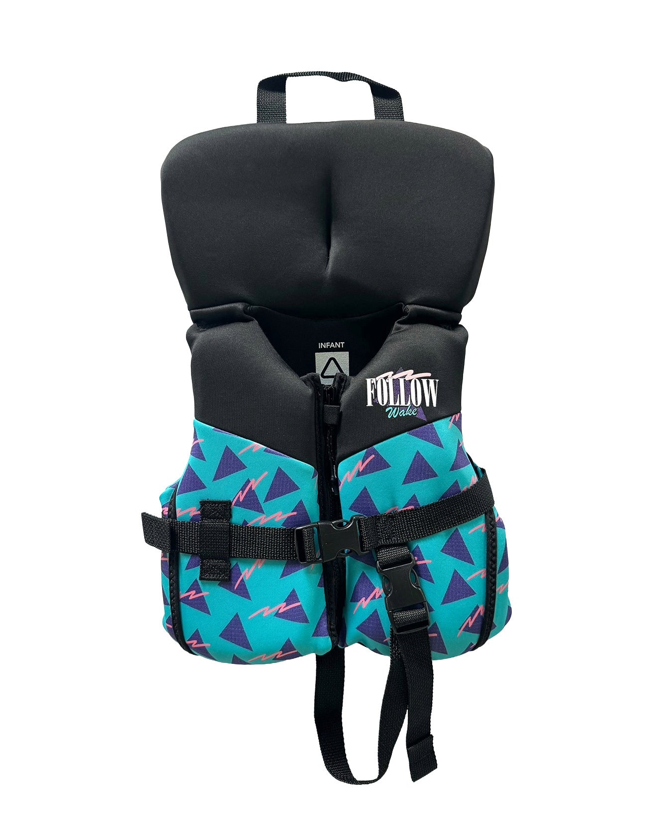 2026 FOLLOW INFANT GROMMY USCGA VEST BLACK/TEAL