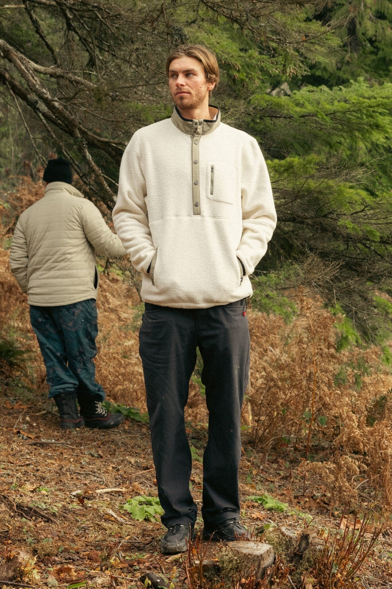 2026 686 TIOGA SHERPA FLEECE PULLOVER LIMESTONE