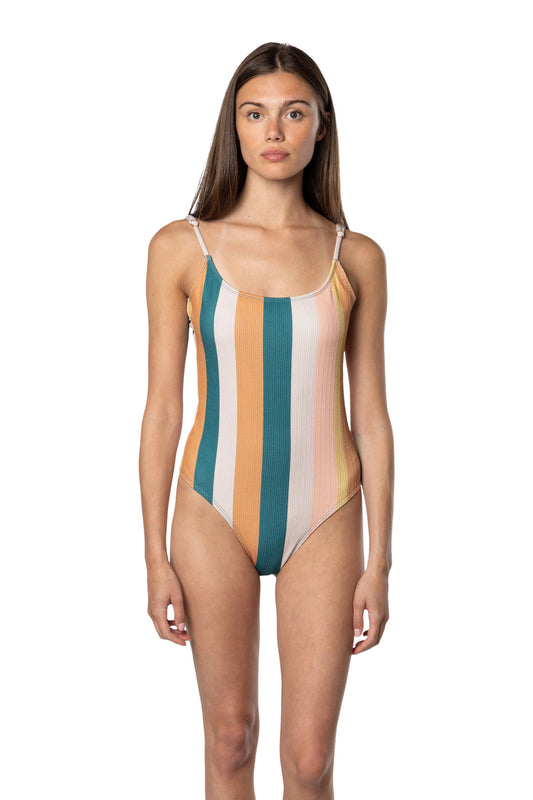 TEAMLTD WMNS RIBBED ONE PIECE SWIMSUIT SP26 PALETTE