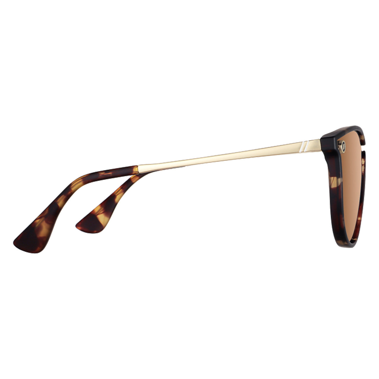 BLENDERS NORTH PARK X2 BRANDY NIGHT SUNGLASSES MATTE TORT w/ AMBER PLR LENS