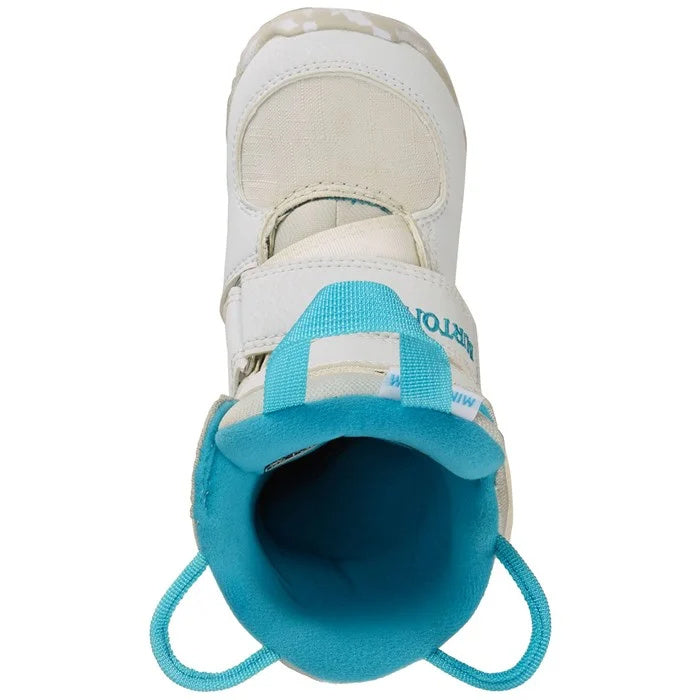 2024 BURTON TODDLERS MINI GROM SNOWBOARD BOOTS WHITE