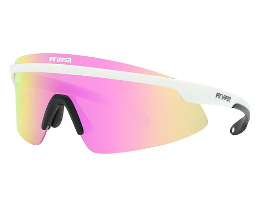 PLX PIT VIPER THE SKYSURFER SUNGLASSES THE MIAMI NIGHTS w/POLAR PINK
