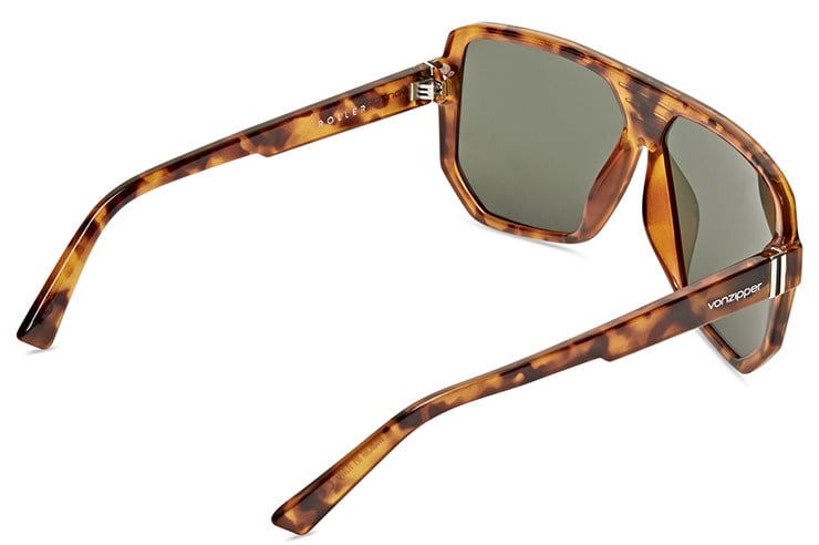 VONZIPPER ROLLER VINTAGE TORT SUNGLASSES w/ VINTAGE GREY LENS