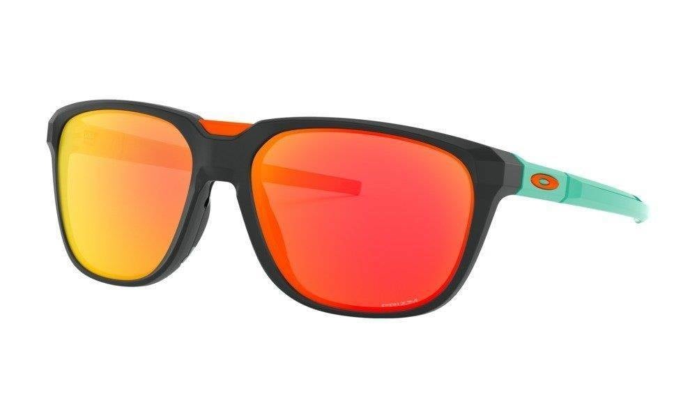 OAKLEY ANORAK MATTE BLK SUNGLASSES w/ PRIZM RUBY LENS