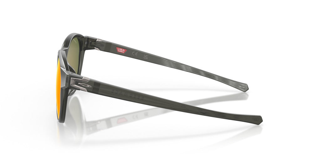 OAKLEY REEDMACE MATTE GRY SMOKE SUNGLASSES w/ PRIZM RUBY PLR LENS