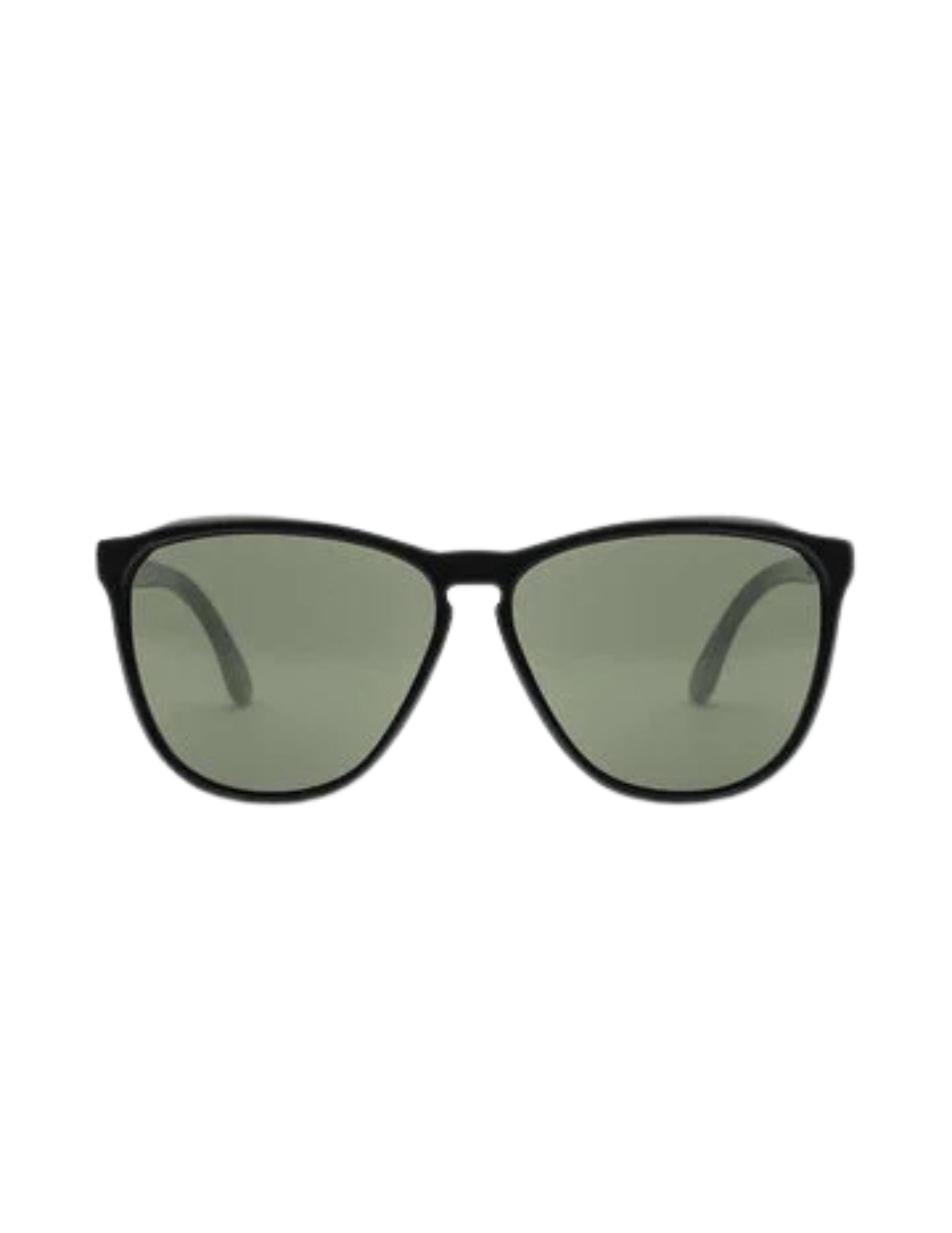 ELECTRIC ENCELIA GLOSS BLACK SUNGLASSES w/ GRY PLR LENS
