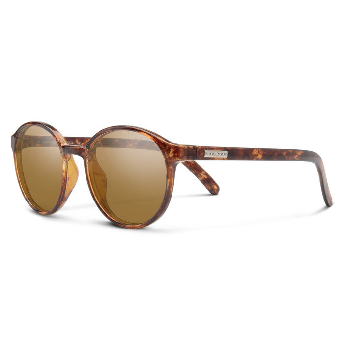 SUNCLOUD LOW KEY TORT SUNGLASSES w/ BRN PLR LENS
