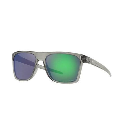 OAKLEY LEFFINGWELL GREY INK SUNGLASSES w/ PRIZM JADE PLR LENS