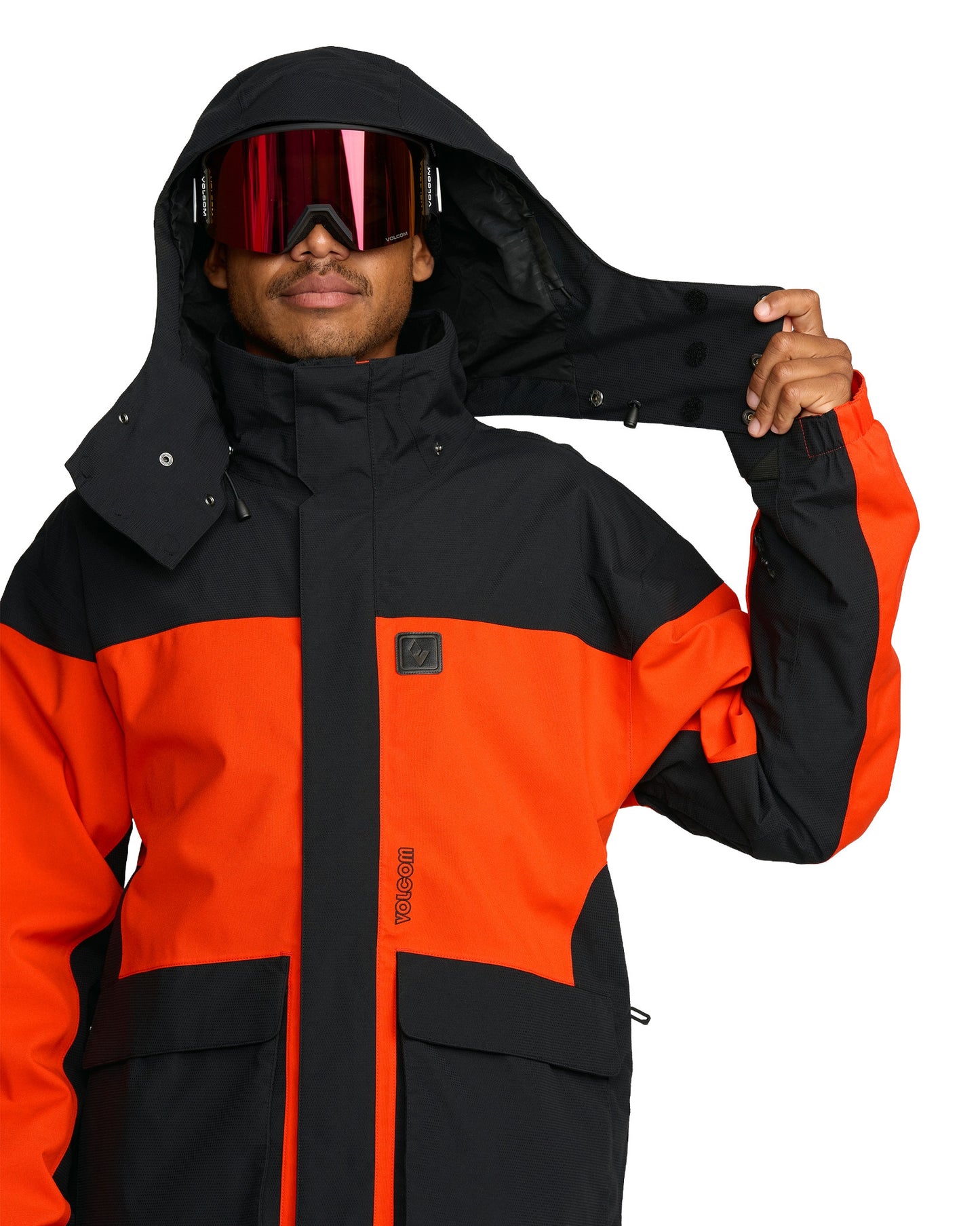 2026 VOLCOM KLEVELAND JACKET ORANGE SHOCK