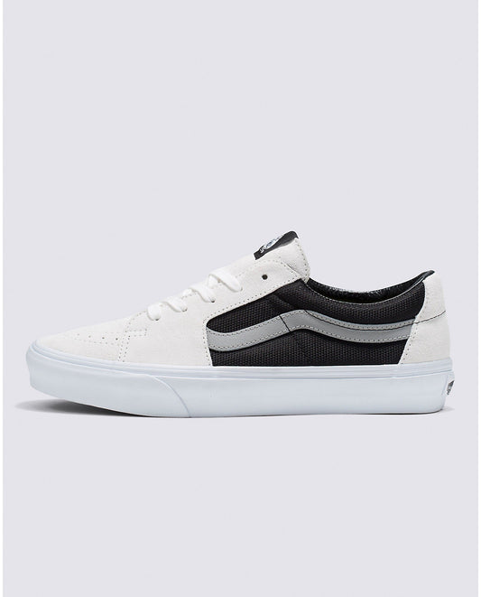 VANS MENS SK8-LOW SHOES SU23 2TONE WHITE/BLACK