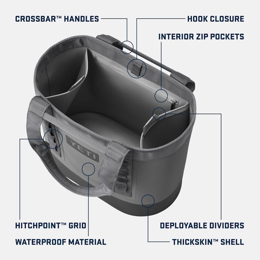 YETI CAMINO CARRYALL 2.0 BAG STORM GREY 35