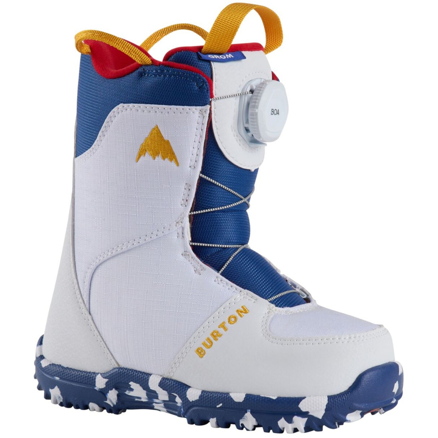 2026 BURTON KIDS GROM BOA SNOWBOARD BOOTS WHITE