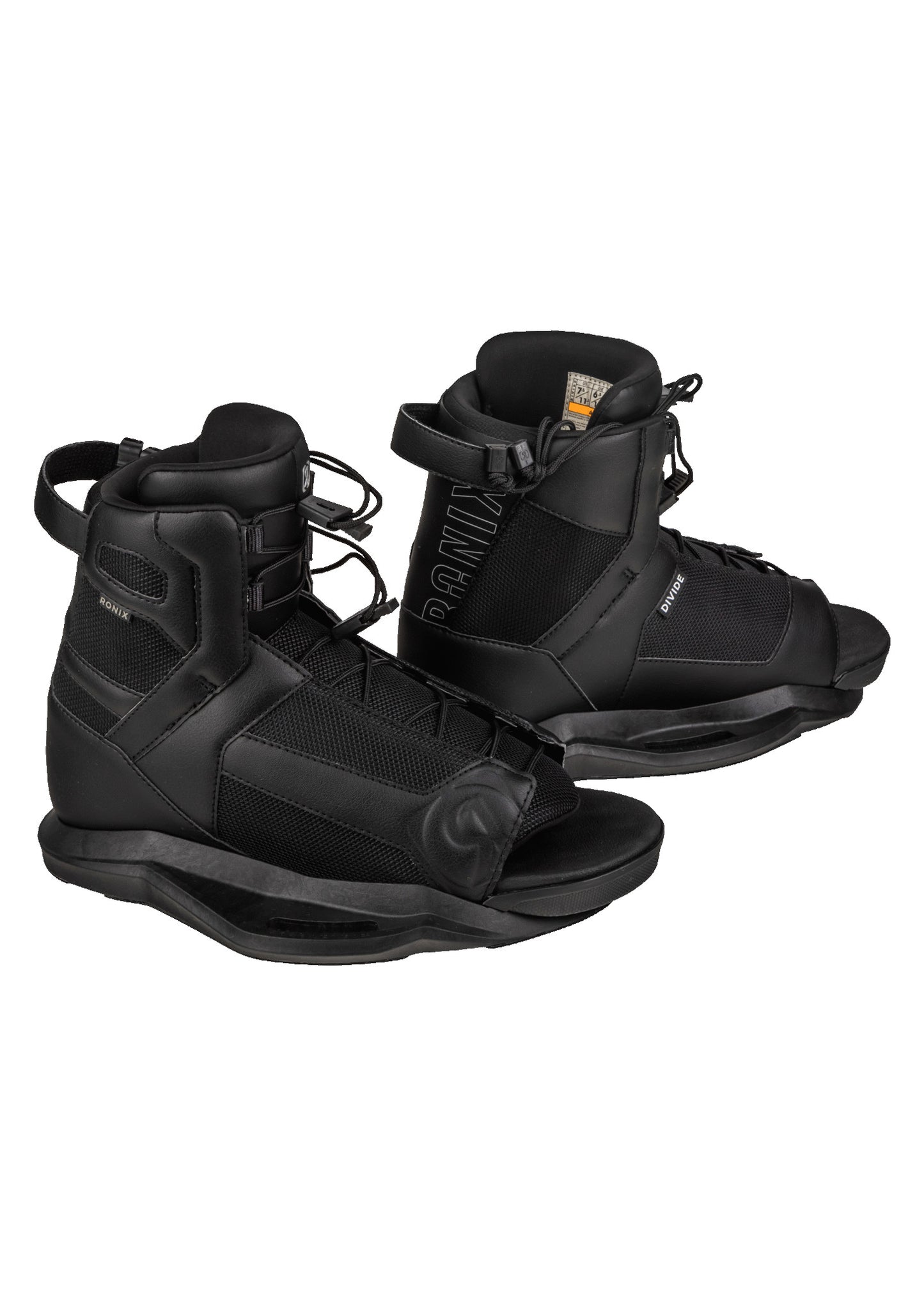 2024 RONIX MENS DIVIDE STAGE 1 WAKEBOARD BOOT - BLACK