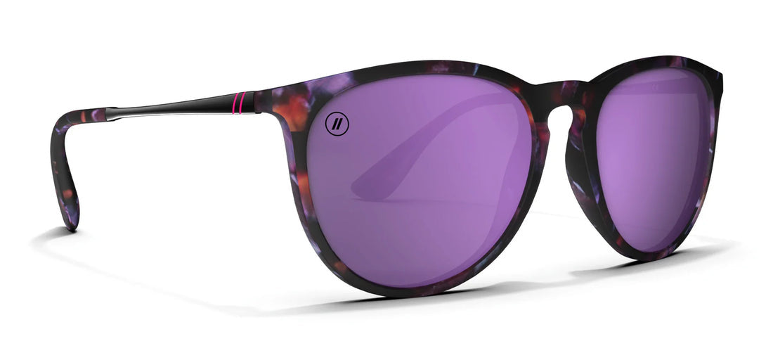 BLENDERS NORTH PARK ROSEMARY BEACH PURP TORT SUNGLASSES w/ VIOLET PLR LENS