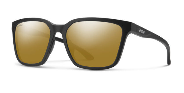 SMITH SHOUTOUT MATTE BLACK SUNGLASSES W/CP PLR BZ M