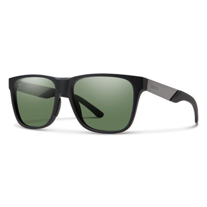 SMITH LOWDOWN STEEL MATTE BLK RTH SUNGLASSES W/PC CP PLR GG