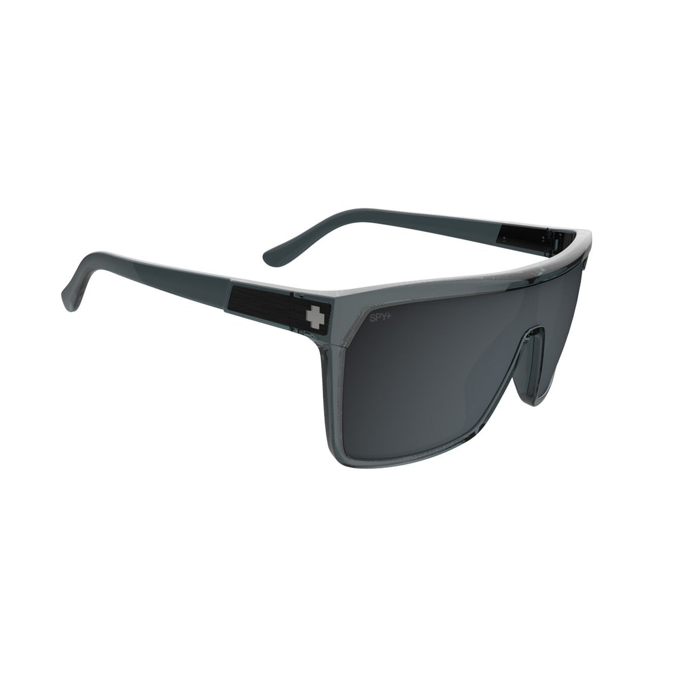 SPY FLYNN TRANSLUCENT GUNMETAL SUNGLASSES w/ HAPPY GRAY GUNMETAL MRR