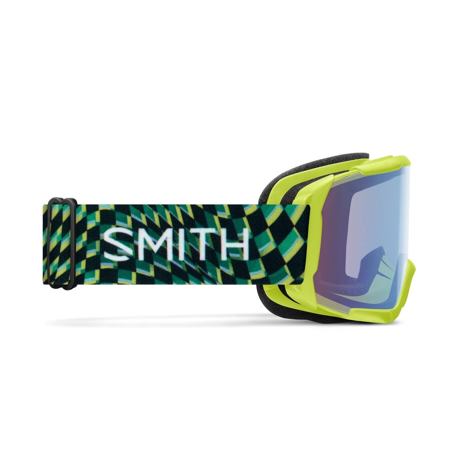 2026 SMITH DAREDEVIL GGL ELCTRC LIME LEFT TURN w/ BLU SNSR MRR