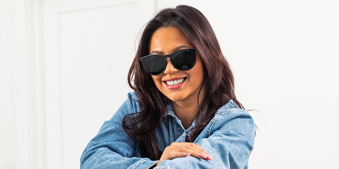 BLENDERS NORTH PARK X2 LEGEND BOUND MATTE BLACK SUNGLASSES w/ GREY PLR LENS