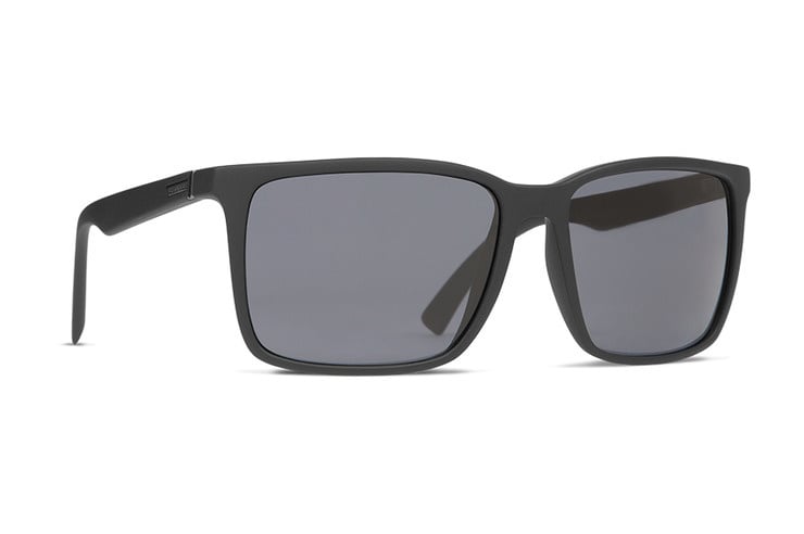 VONZIPPER LESMORE BLACK SATIN SUNGLASSES w/ GRY LENS