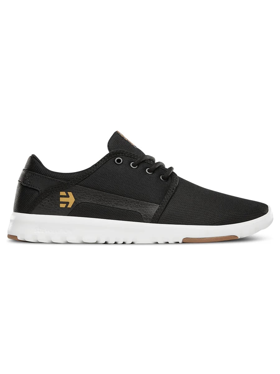 ETNIES MENS SCOUT SHOE SP25 BLACK/WHITE/GUM