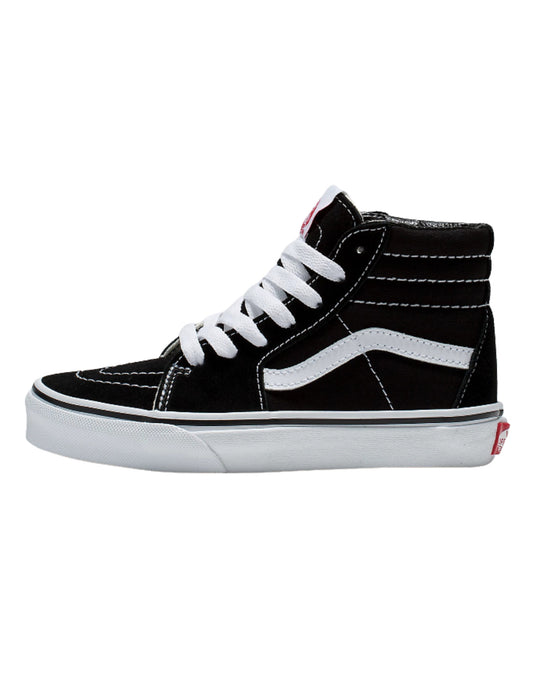 VANS YOUTH SK8-HI SHOES SP23 BLACK/TRUE WHITE SP23