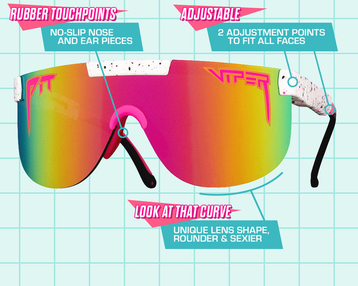 PIT VIPER THE HIGH TAI'D ELLIPTICAL SUNGLASSES