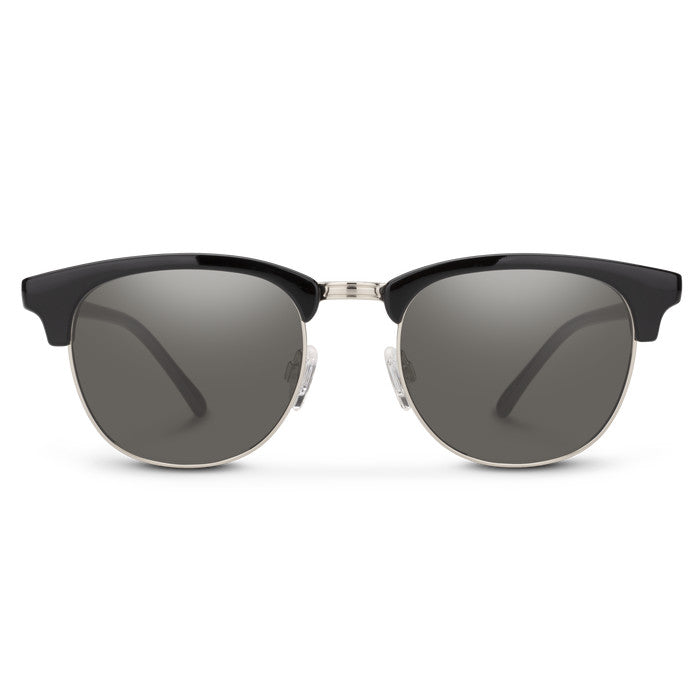 SUNCLOUD STEP OUT BLACK SUNGLASSES w/ GREY PLR LENS