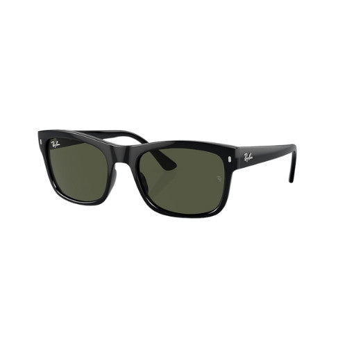 RAY-BAN RB4428 BLACK SUNGLASSES w/ GREEN