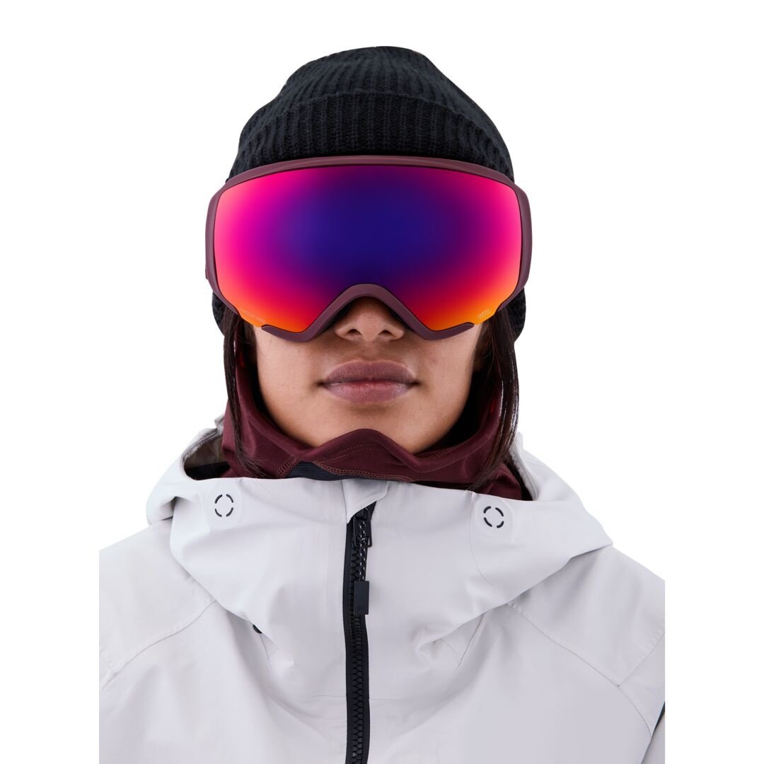 2023 ANON WM1 MFI GOGGLE W/ SPARE MLBRY/PRCV SUN RED