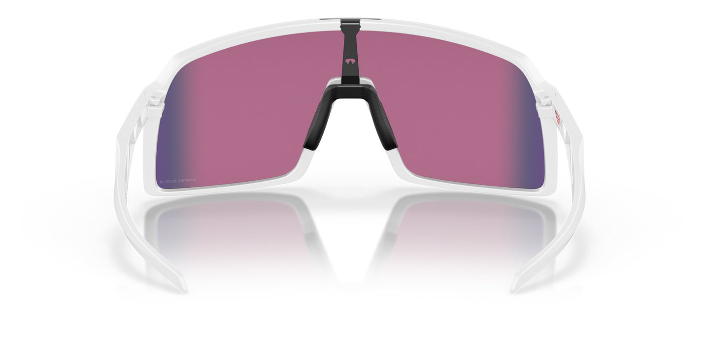 OAKLEY SUTRO MATTE WHT SUNGLASSES w/ PRIZM ROAD LENS