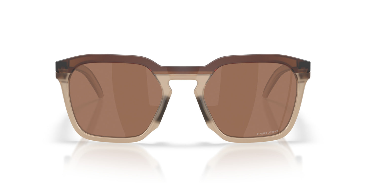 OAKLEY HSTN SQ MATTE ROOTBEER SUNGLASSES w/ PRIZM TNGSTN