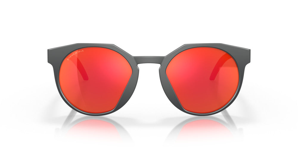 OAKLEY HSTN MATTE CARBON GRY SMK SUNGLASSES w/ PRIZM RUBY LENS