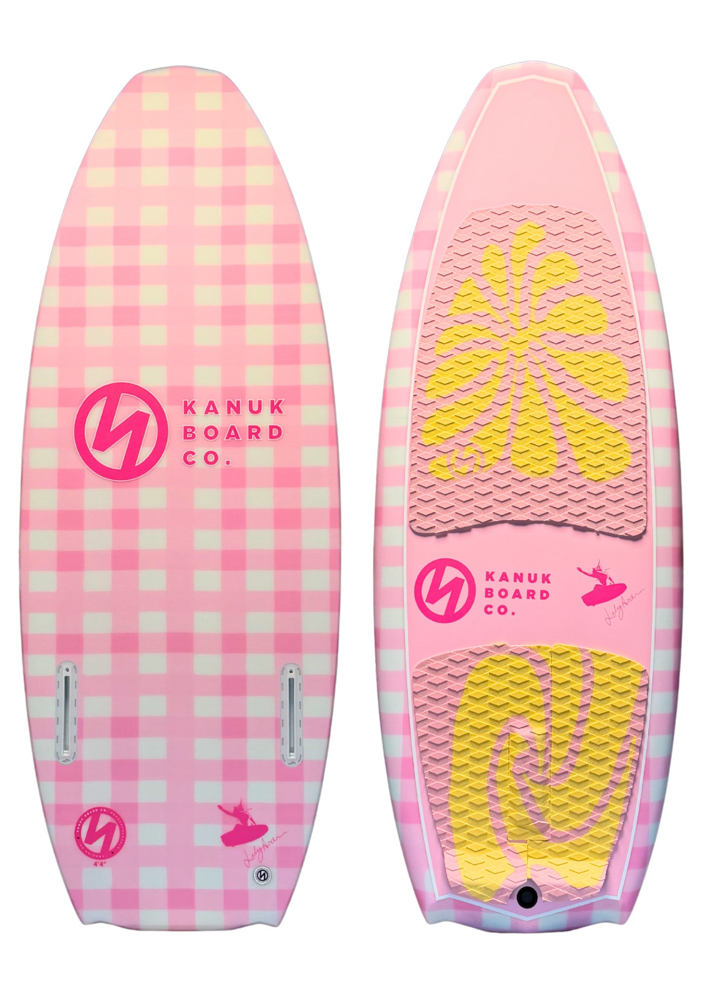 2026 KANUK LILY PRO WAKE SURF BOARD - PINK PICNIC