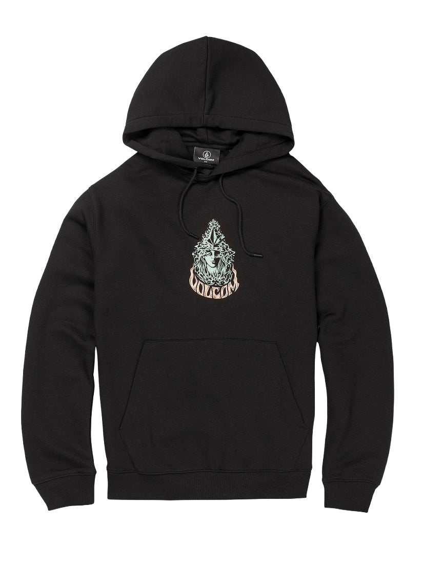 VOLCOM MENS STRIKE PO HOODY SU23 BLK