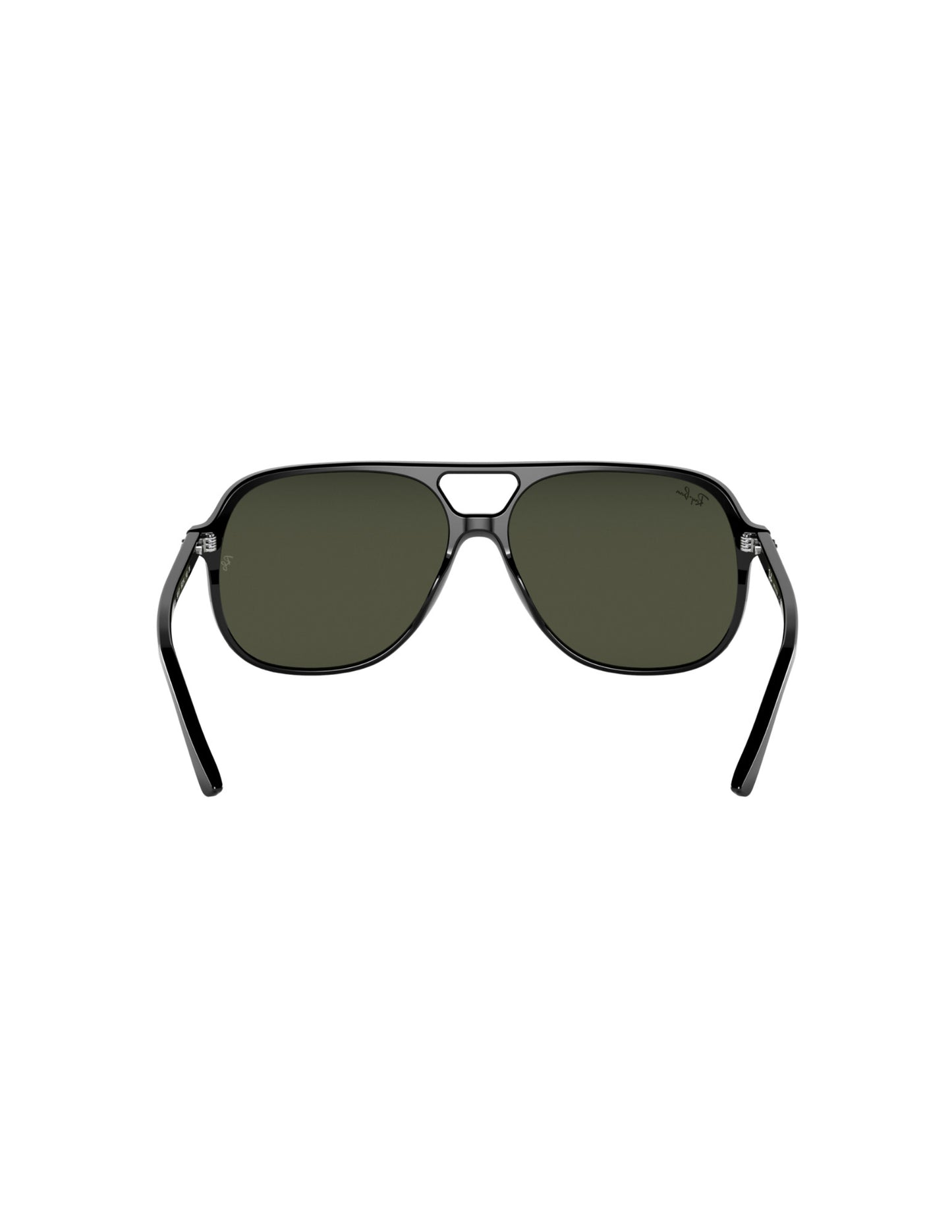 RAY-BAN BILL SUNGLASSES BLACK w/ GREEN