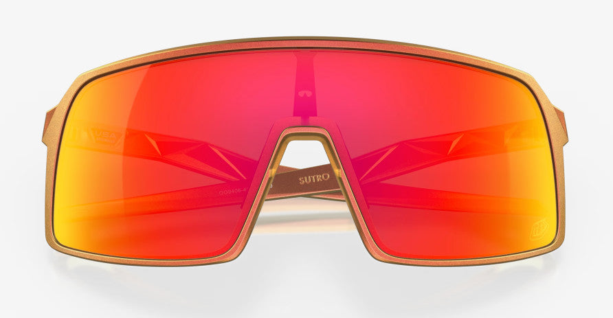 OAKLEY SUTRO TLD RED GOLD SHIFT SUNGLASSES w/ PRIZM RUBY