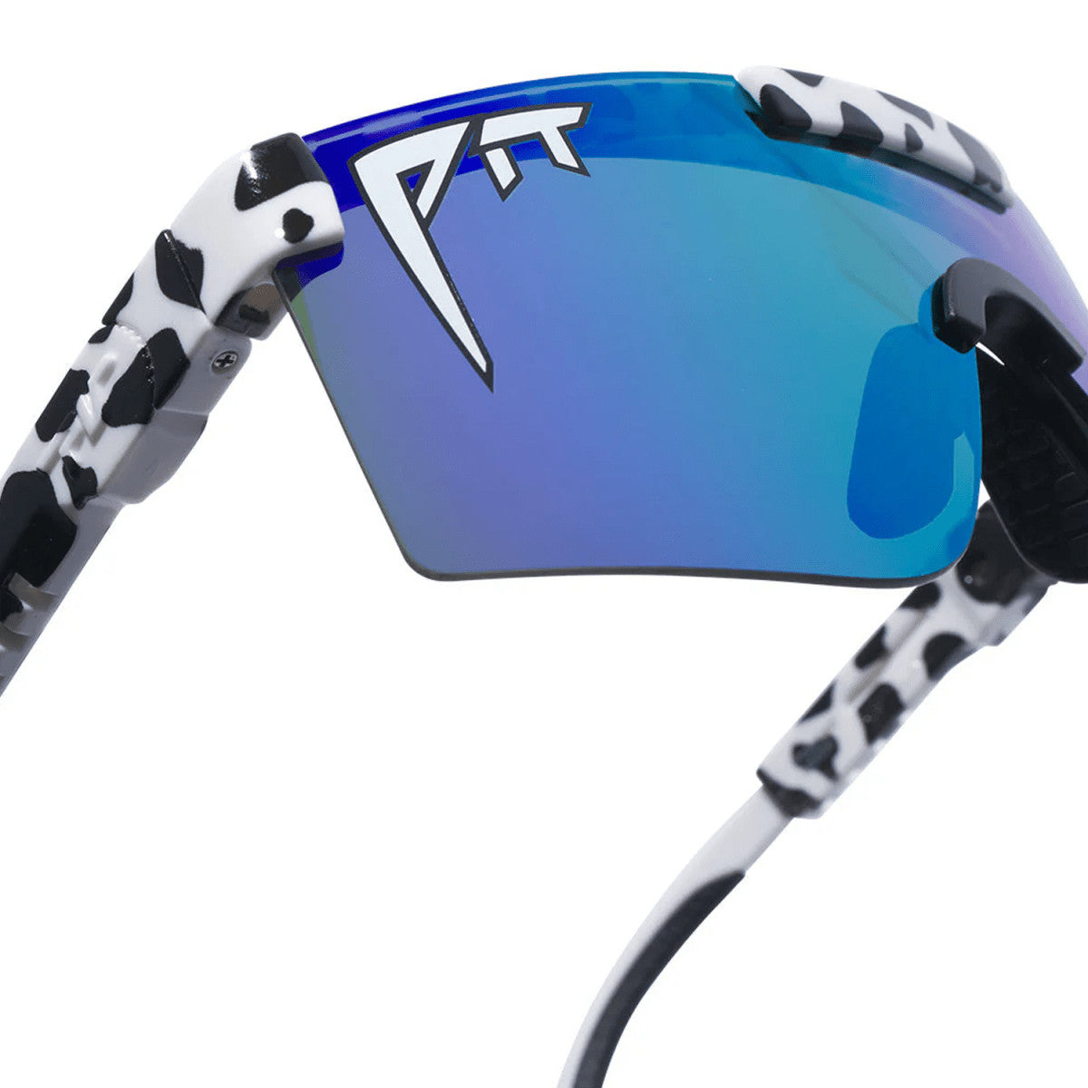 PIT VIPER THE COWABUNGA ORIGINAL WIDE SUNGLASSES w/ HDPV POLARIZED BLUE GREEN